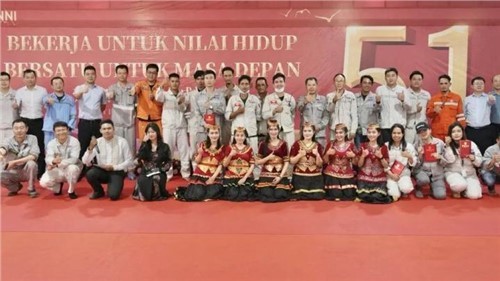 cngr indonesia's north morowali industrial base holds labor day recognition ceremony